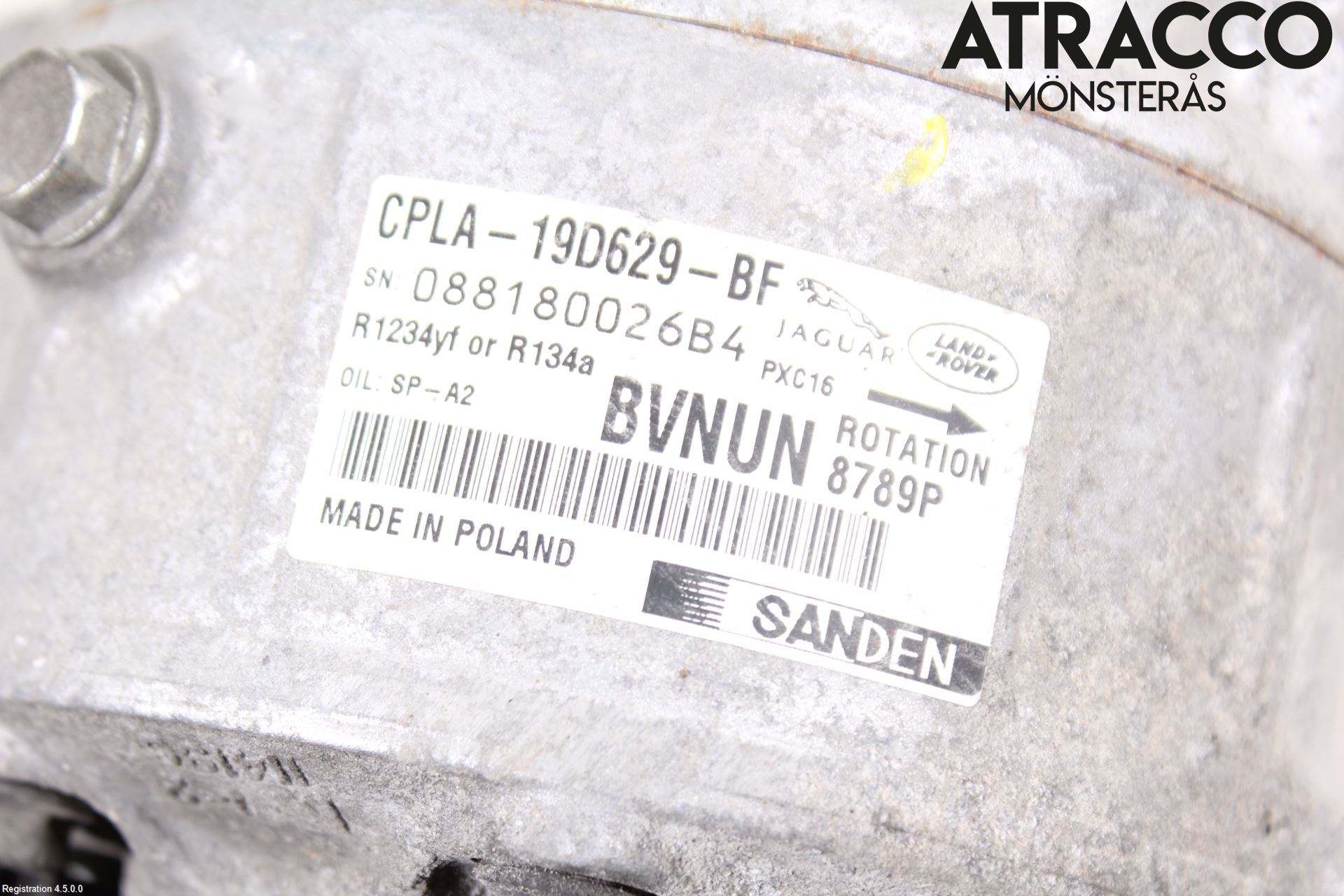 Jaguar F-PACE Ac Kompressor