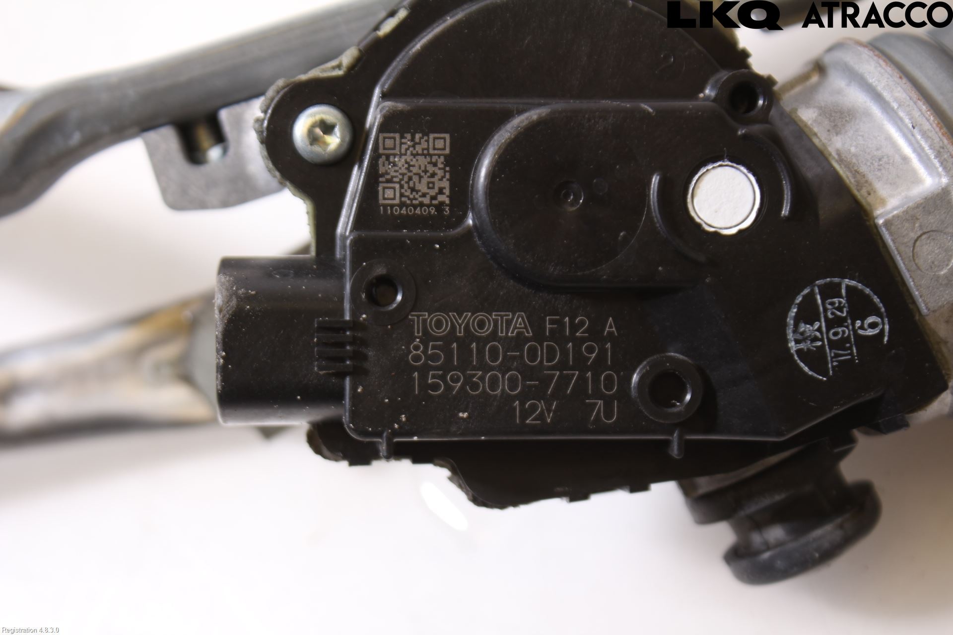 Toyota YARIS XP130 15-20 Torkarmotor Vindruta