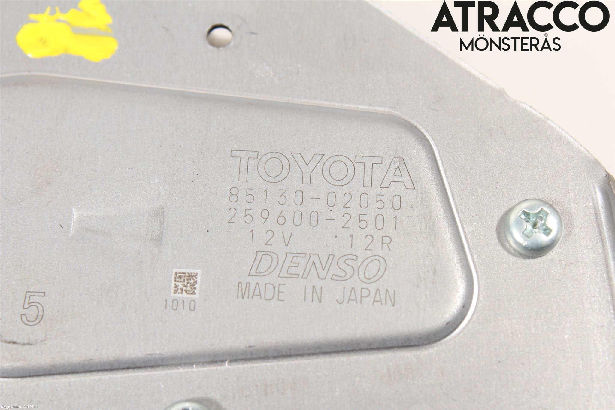 Toyota AURIS 13-19 Torkarmotor Baklucka