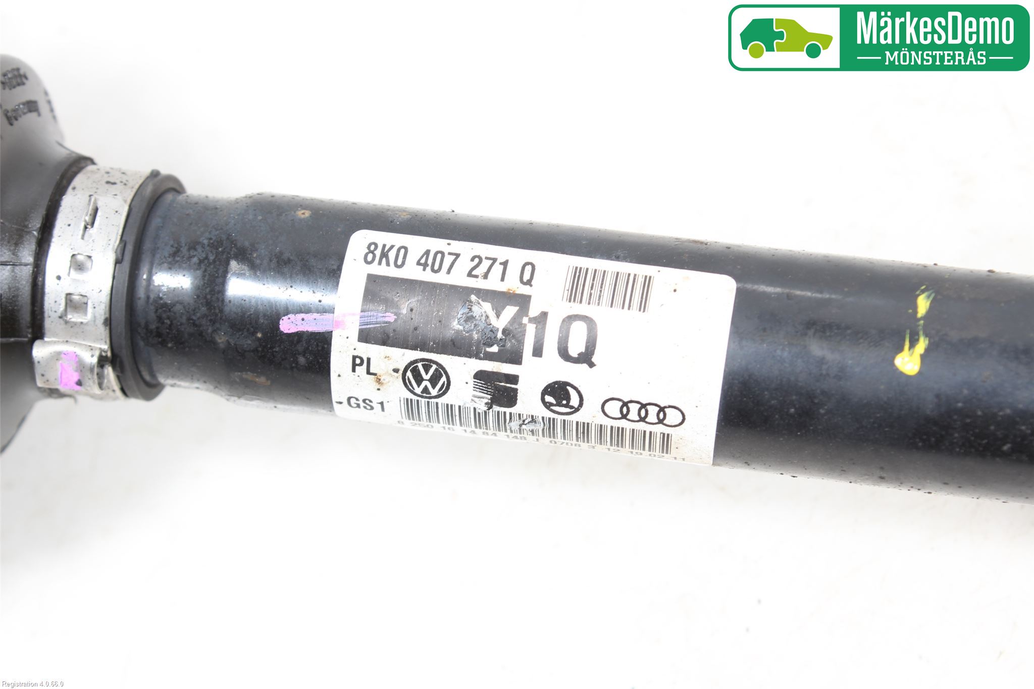 Audi A5 07-16 Drivaxel Fram Vänster