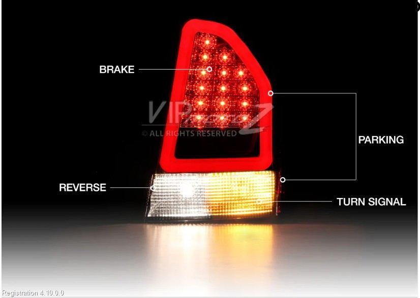 Chrysler CHR 300C Bakljus Vänster