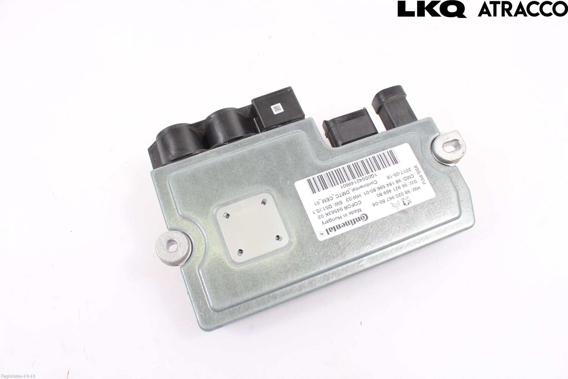 Peugeot PARTNER 16-18 Styrenhet Start/Stopp