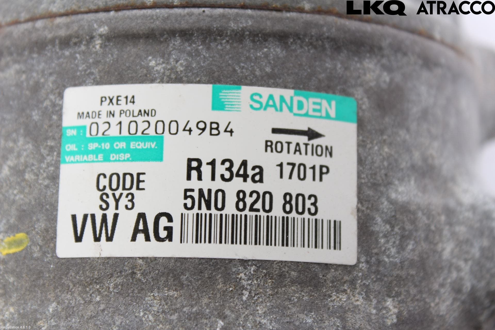 Audi A3/S3 05-13 Ac Kompressor