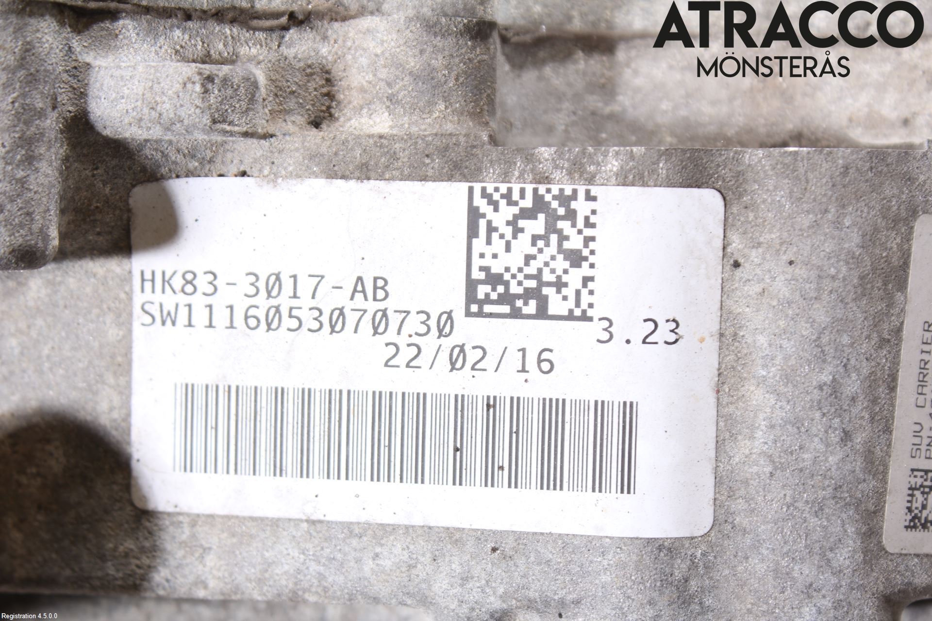 Jaguar F-PACE Framvagn Diffrential