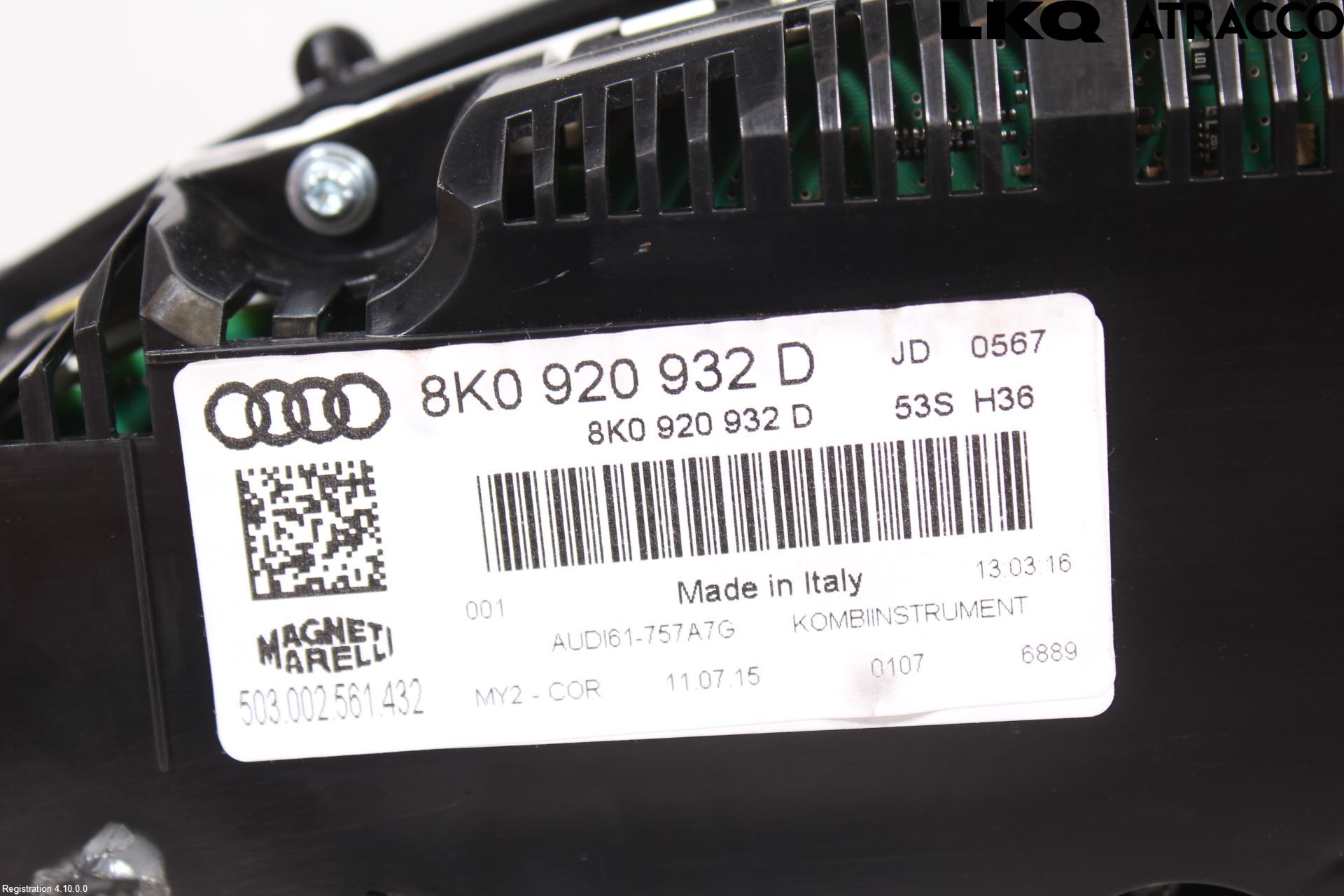 Audi A4 ALLROAD 09-16 Instrument Komb