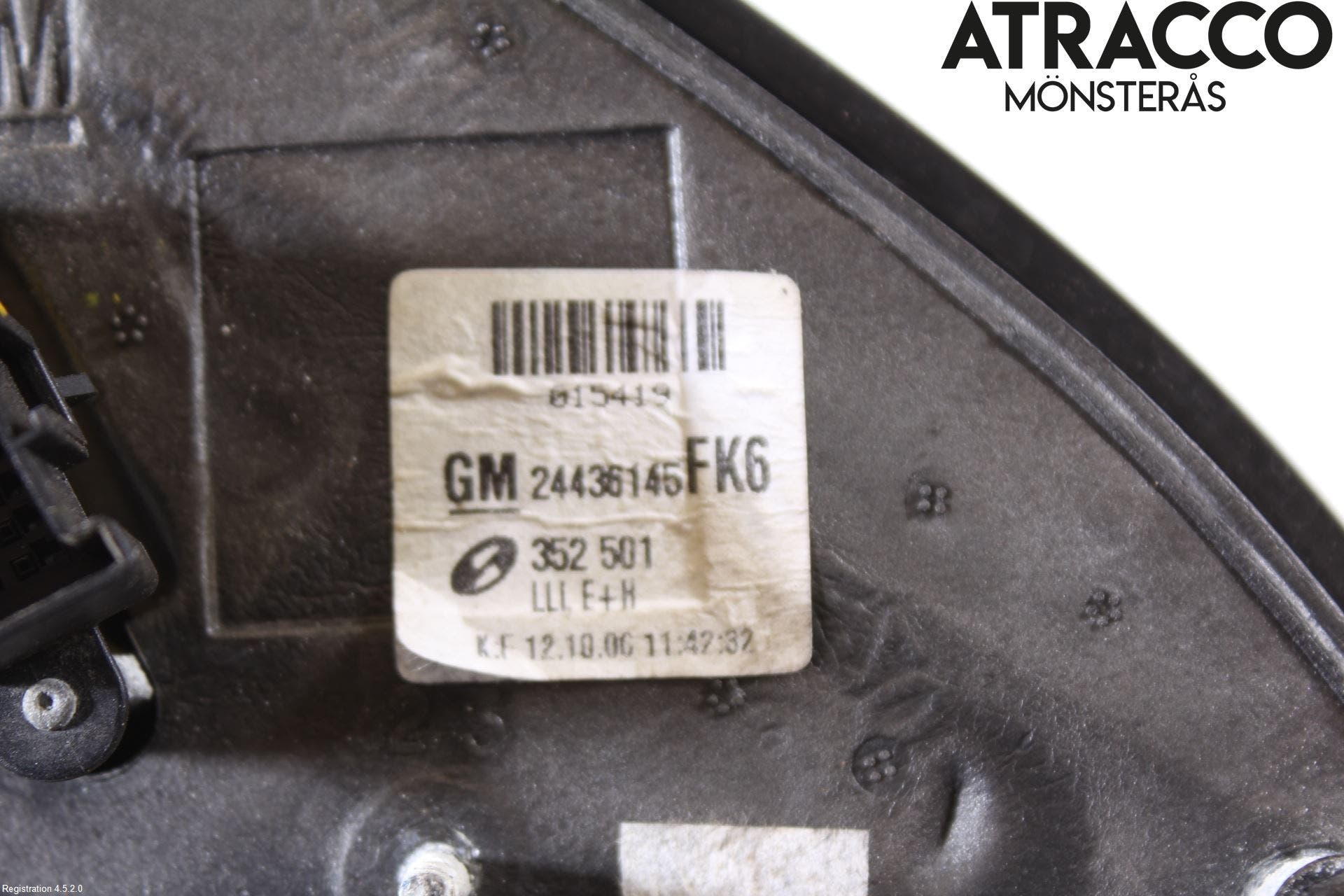 Opel VECTRA C 06-08 Spegel Yttre El Vä