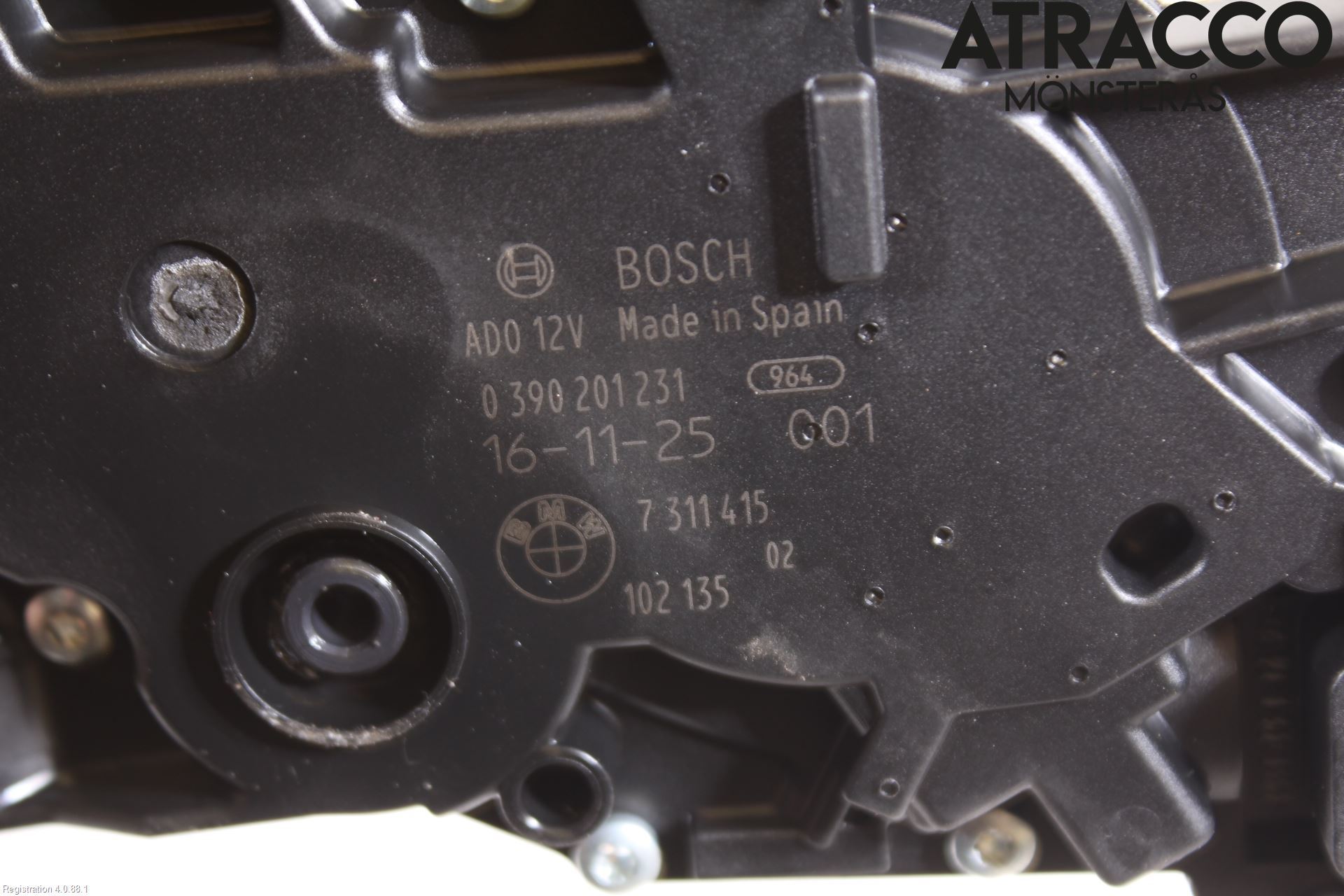BMW 5 F10/F11/F18 09-17 Torkarmotor Baklucka