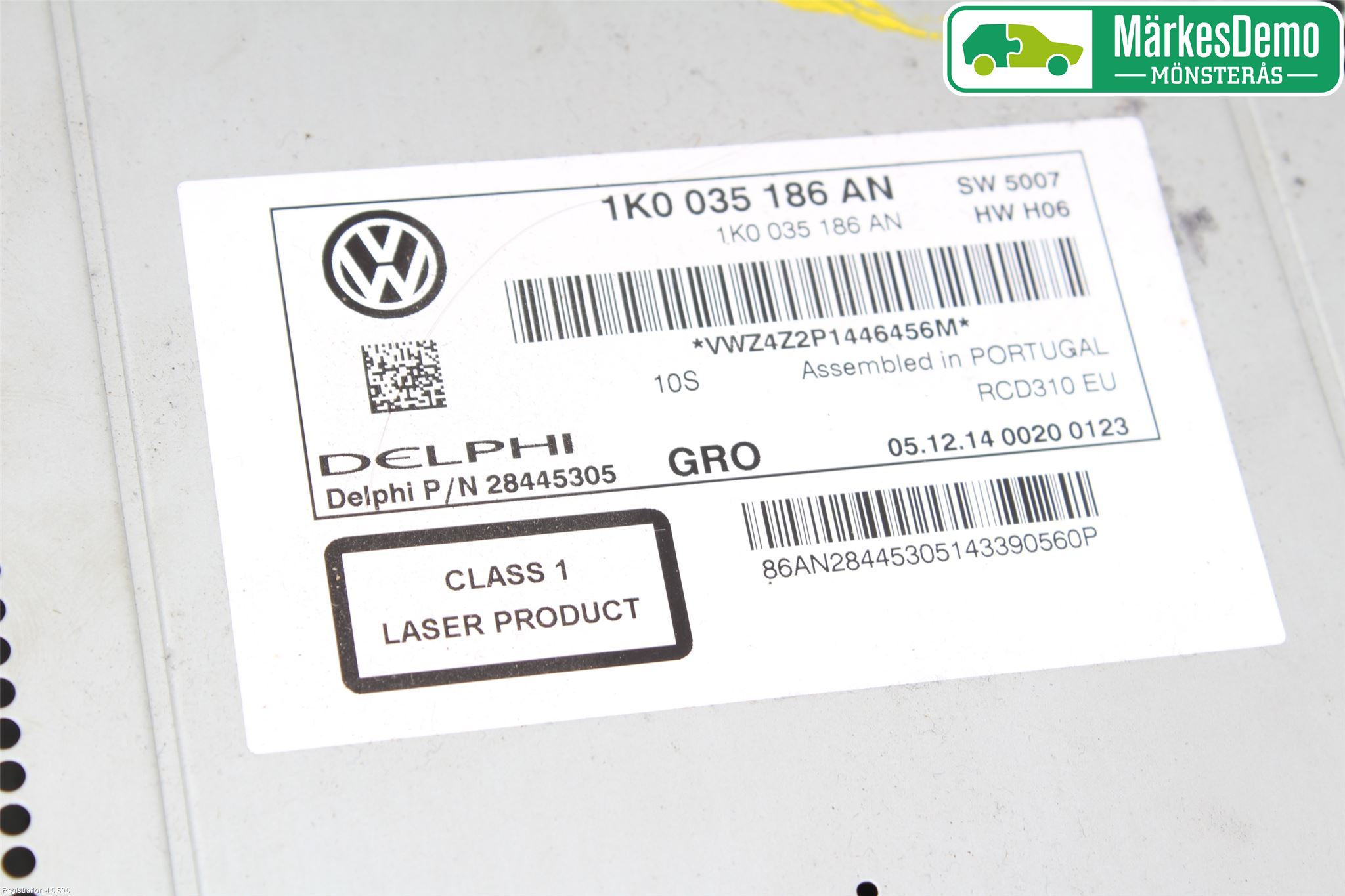 Volkswagen VW CADDY 11-15 Radio