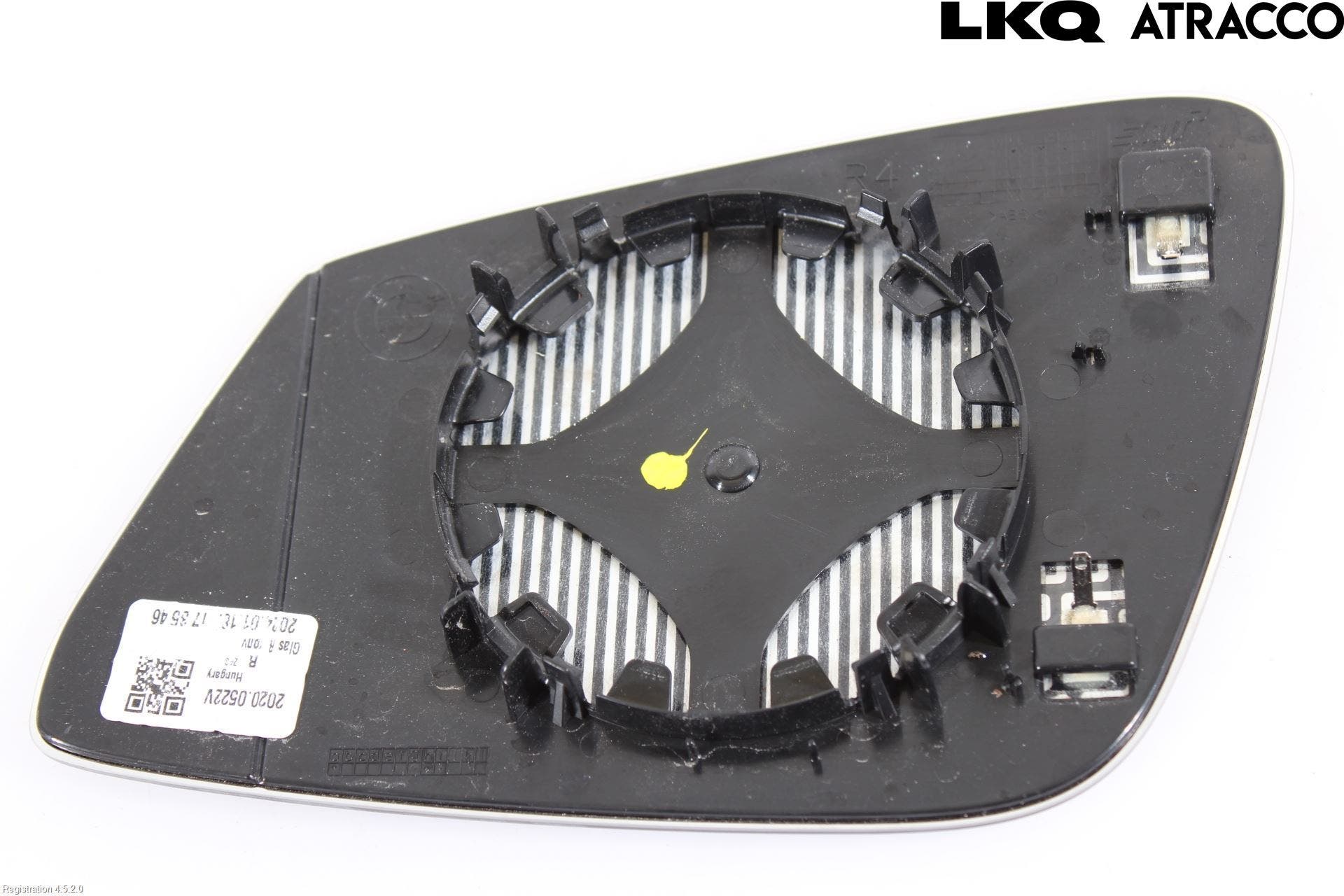 BMW 3 F30/F31/F80 12-19 Spegelglas Hö