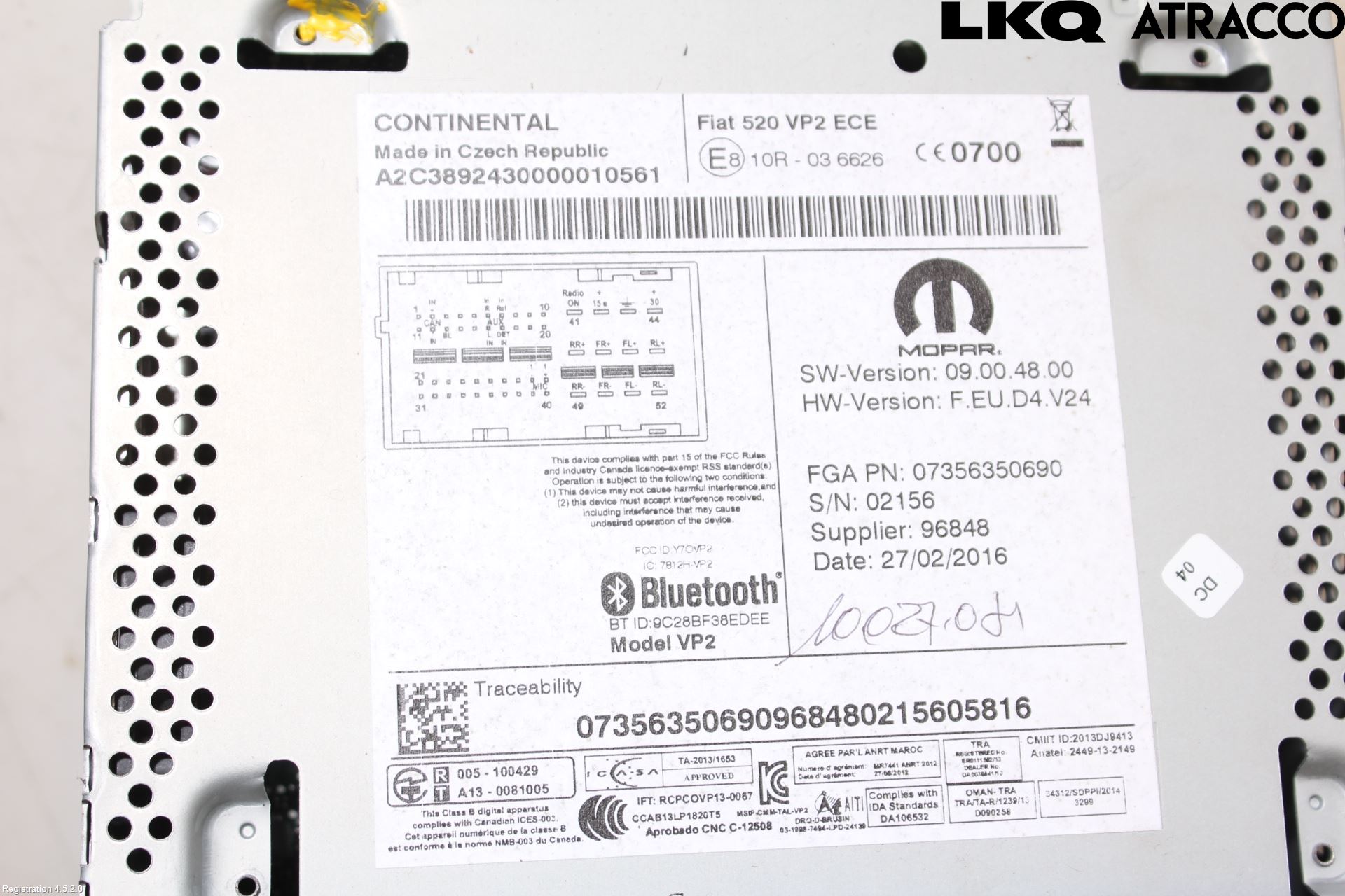 Jeep RENEGADE Cd Radio - Multimediapanel