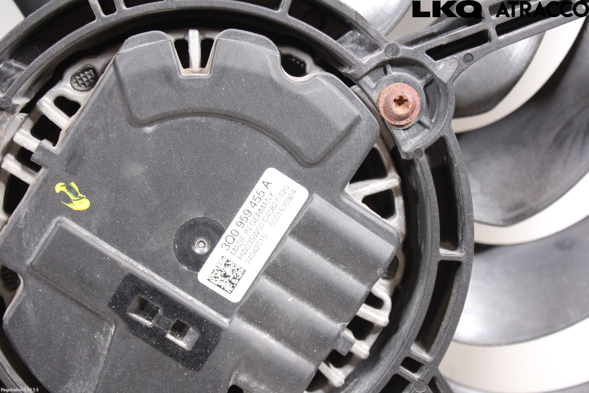 Volkswagen VW PASSAT 15-19 Kylfläkt El