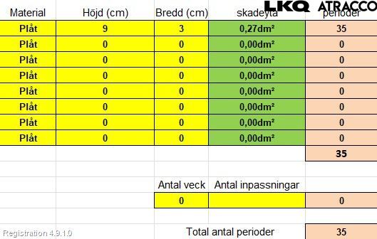 Volkswagen VW TOURAN 10-15 Dörr Bak Vänster