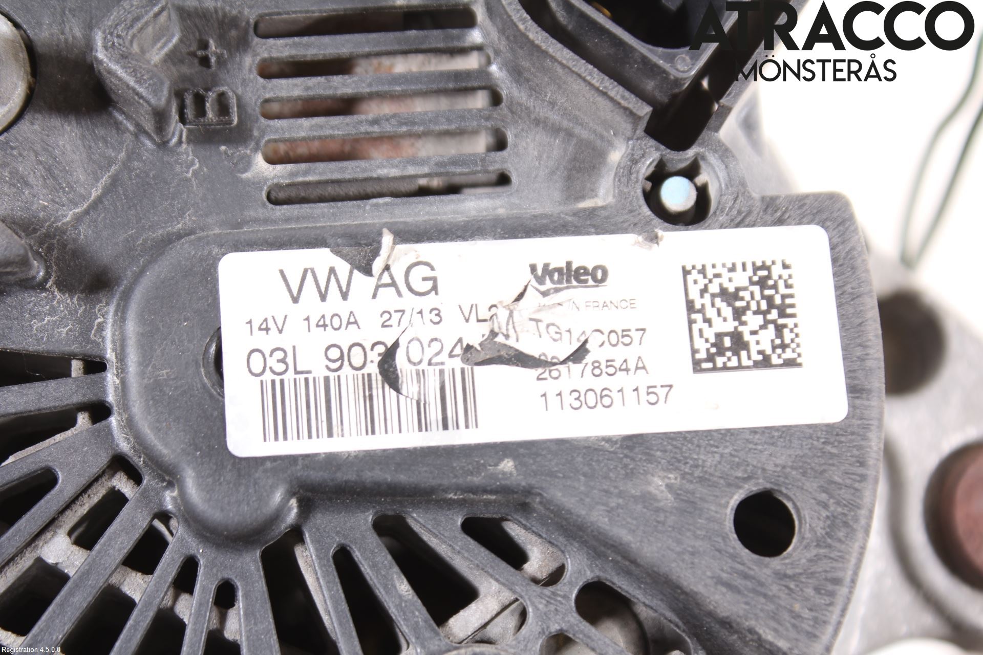 Volkswagen VW CADDY 11-15 Generator