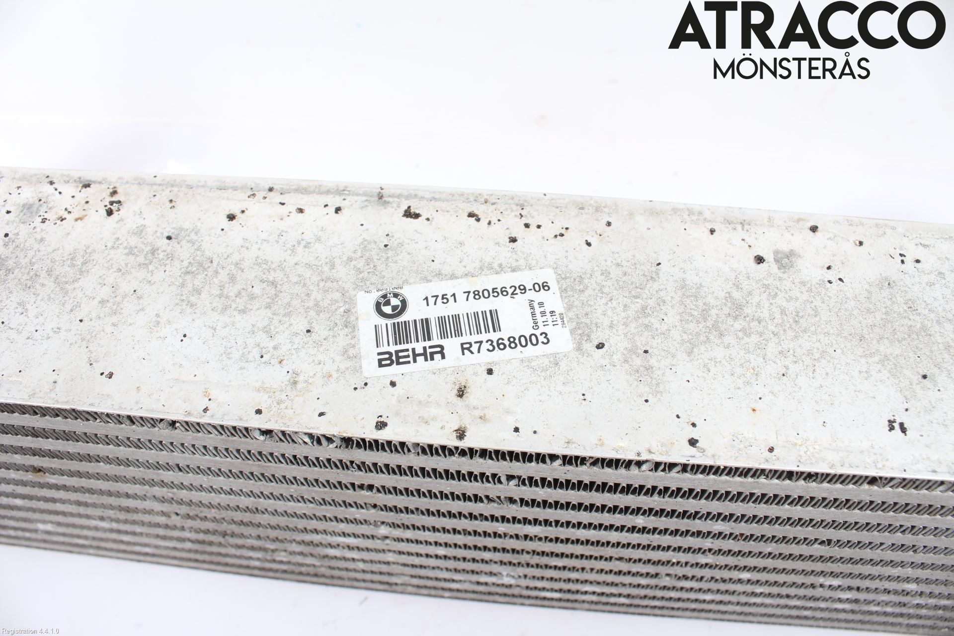 BMW 5 F10/F11/F18 09-17 Laddluft-Intercooler Kyl