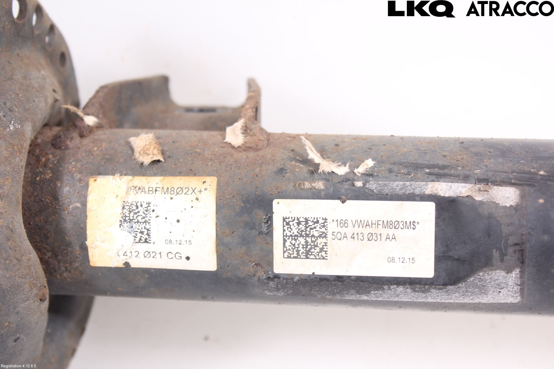 Volkswagen VW TOURAN 16- Fjäderben Fram Vänster