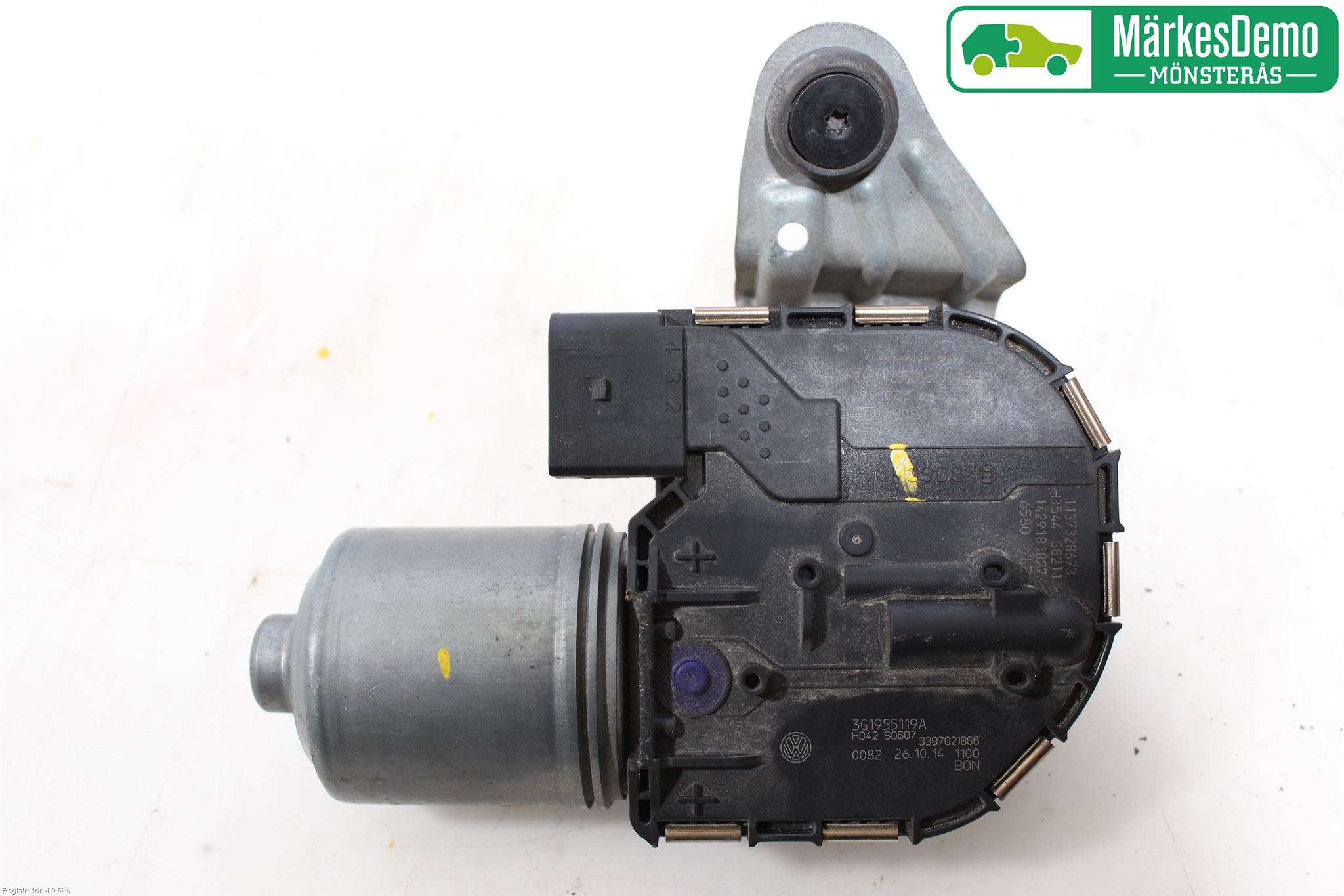 Volkswagen VW PASSAT 15-19 Torkarmotor Vindruta
