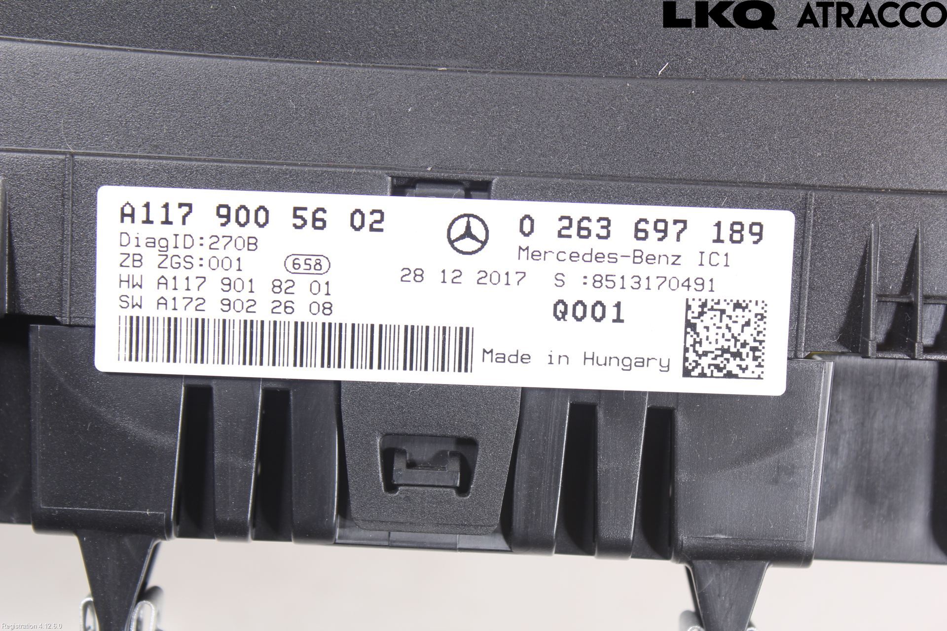 Mercedes-Benz MB CLA-KLASS (C117/X117) 13-19 Instrument Komb