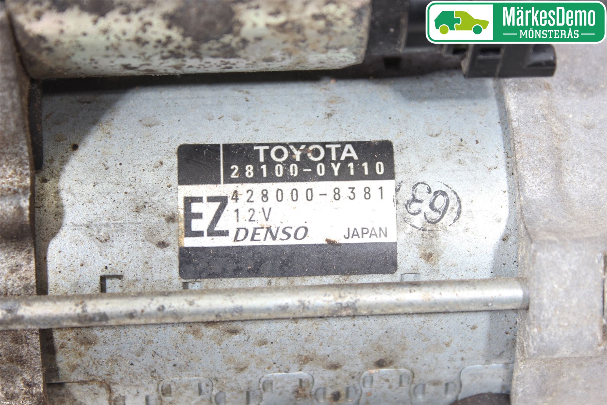 Toyota YARIS XP130 12-14 Startmotor