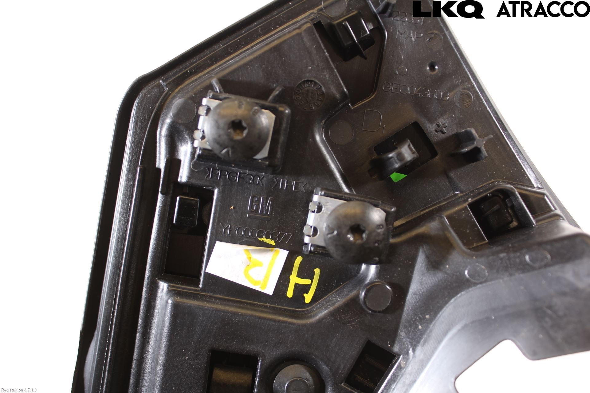 Opel GRANDLAND X 18- Bakruta - Dekorlist