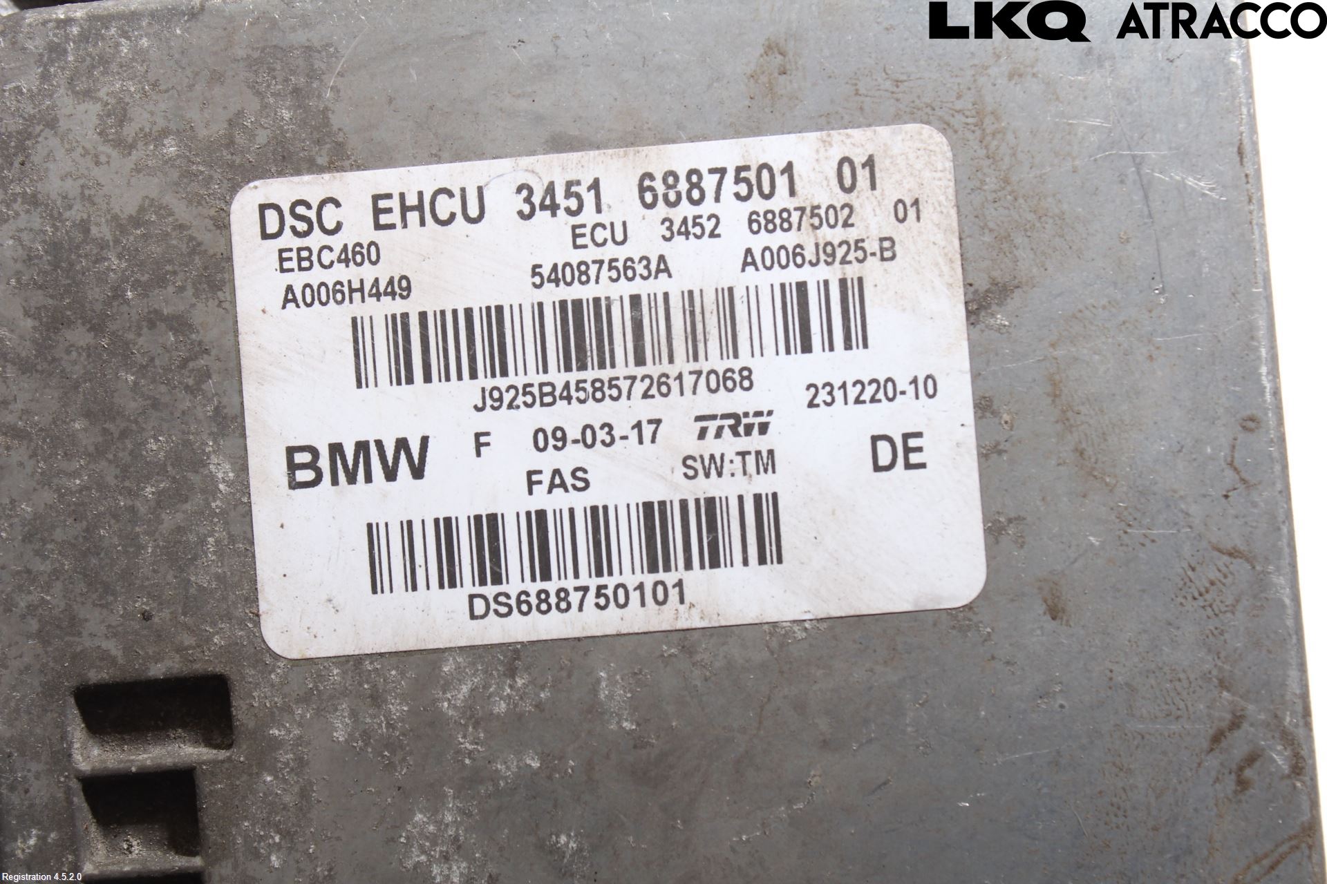 BMW 5 G30/G31/F90 17-23 Abs Hydraulaggregat