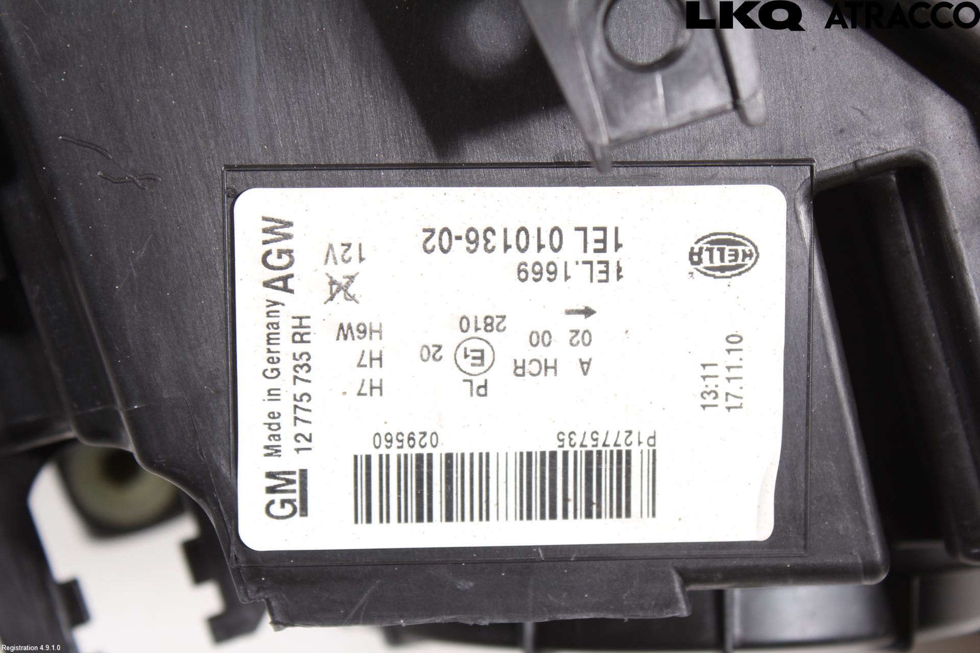 Saab 9-5 10-12 Strålkastare Höger