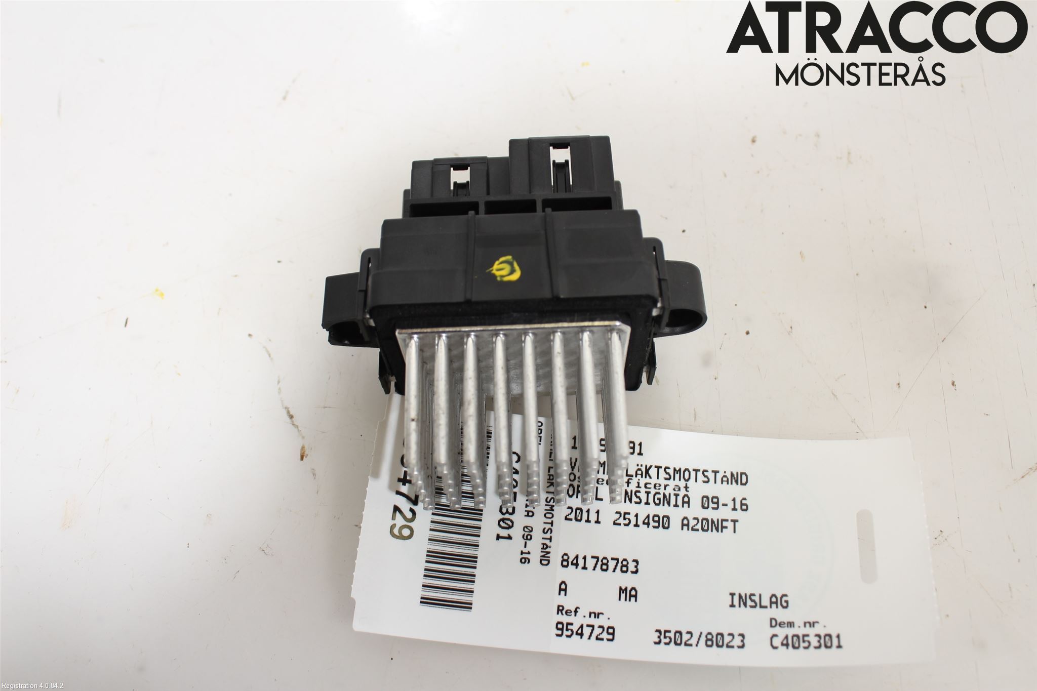 Opel INSIGNIA 09-16 Värmefläktsmotstånd