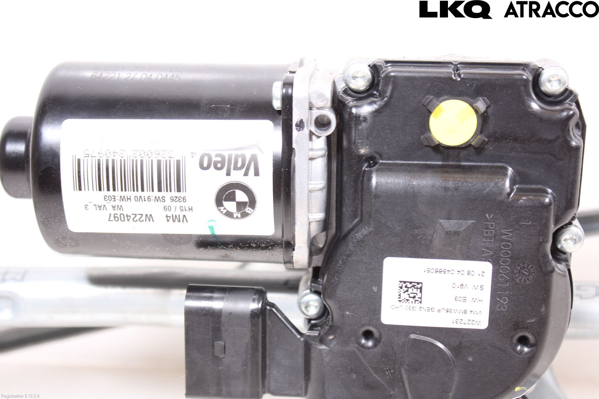BMW 5 G30/G31/F90 17-23 Torkarmotor Vindruta