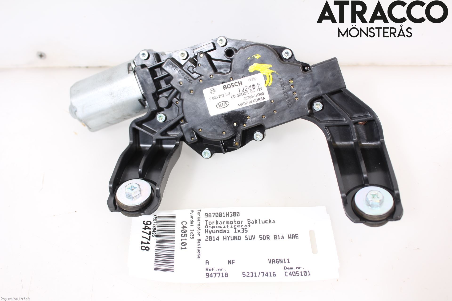 Hyundai ix35 Torkarmotor Baklucka