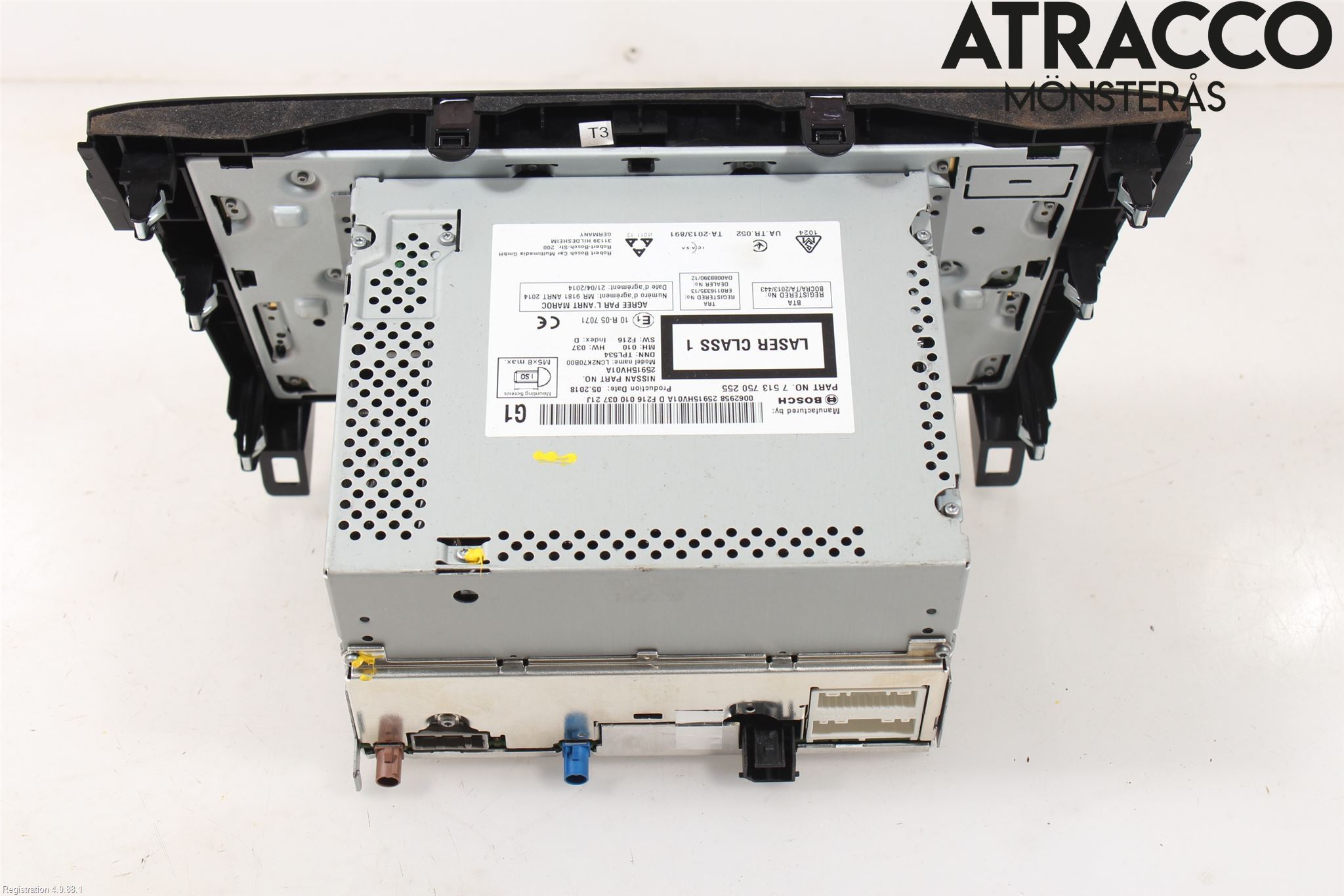 Nissan QASHQAI 17-21 Cd Radio - Multimediapanel