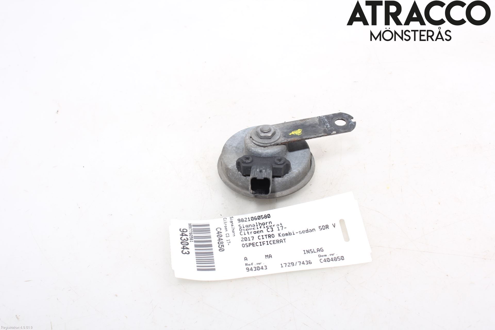 Citroen C3 AIRCROSS 18-23 Signalhorn