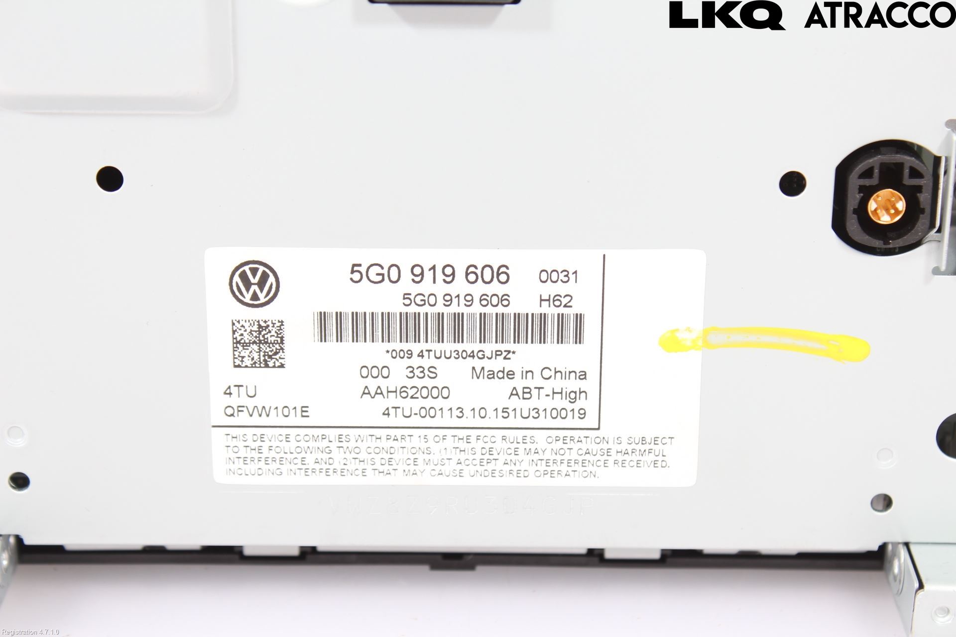 Volkswagen VW PASSAT 15-19 Cd Radio - Multimediapanel