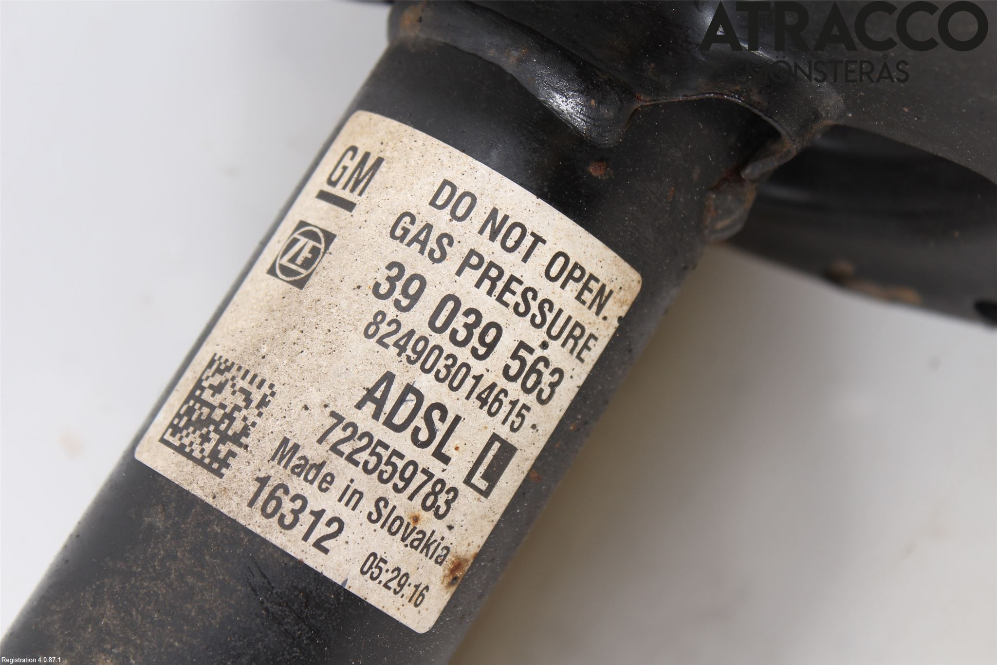 Opel ASTRA K 16-22 Fjäderben Fram Vänster