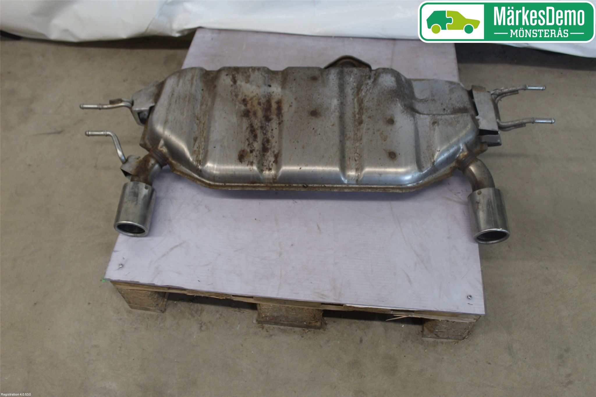 Mazda CX-3 Avgas Bakre Dämpare