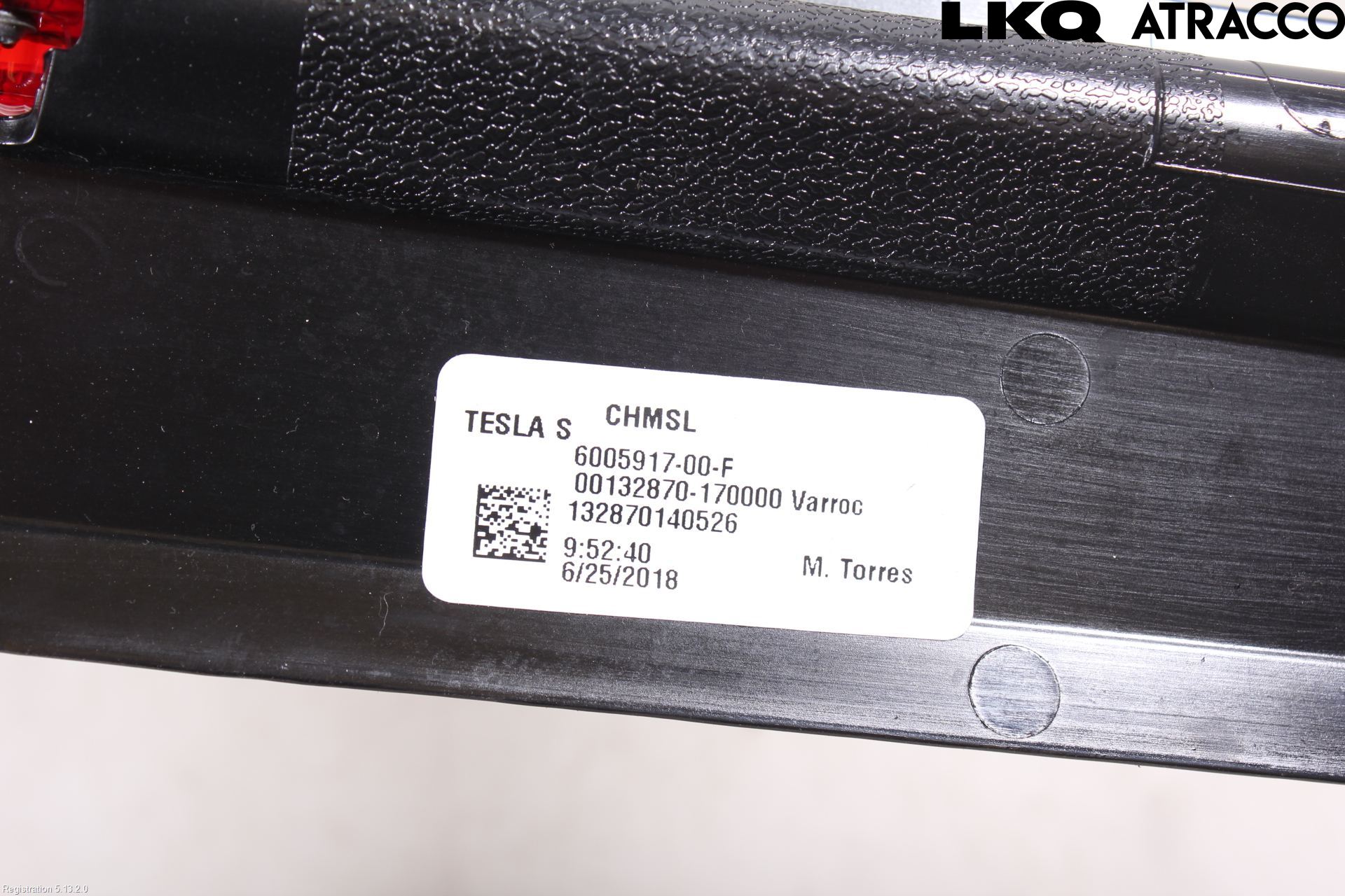 Tesla MODEL S 13- Bromsljus Bakruta