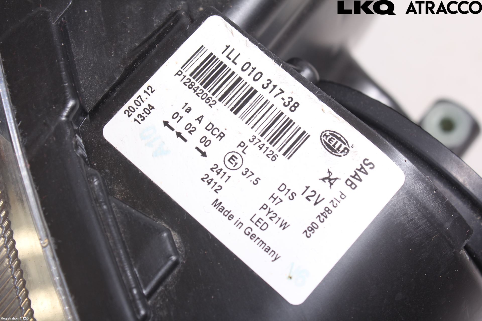 Saab 9-3 VER2/VER3 08-15 Strålkastare Höger