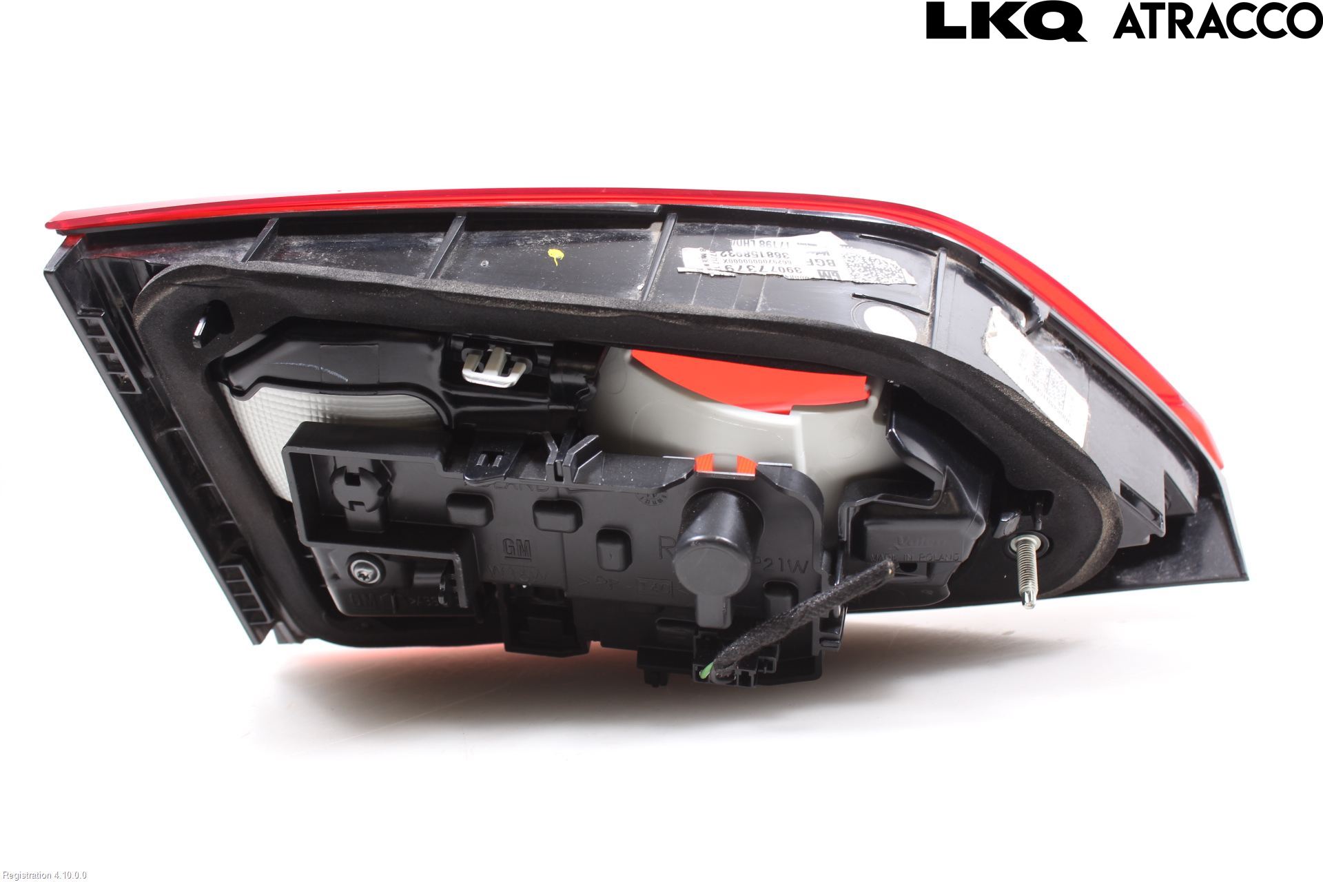 Opel ASTRA K 16-22 Bakljus Lucka Hö