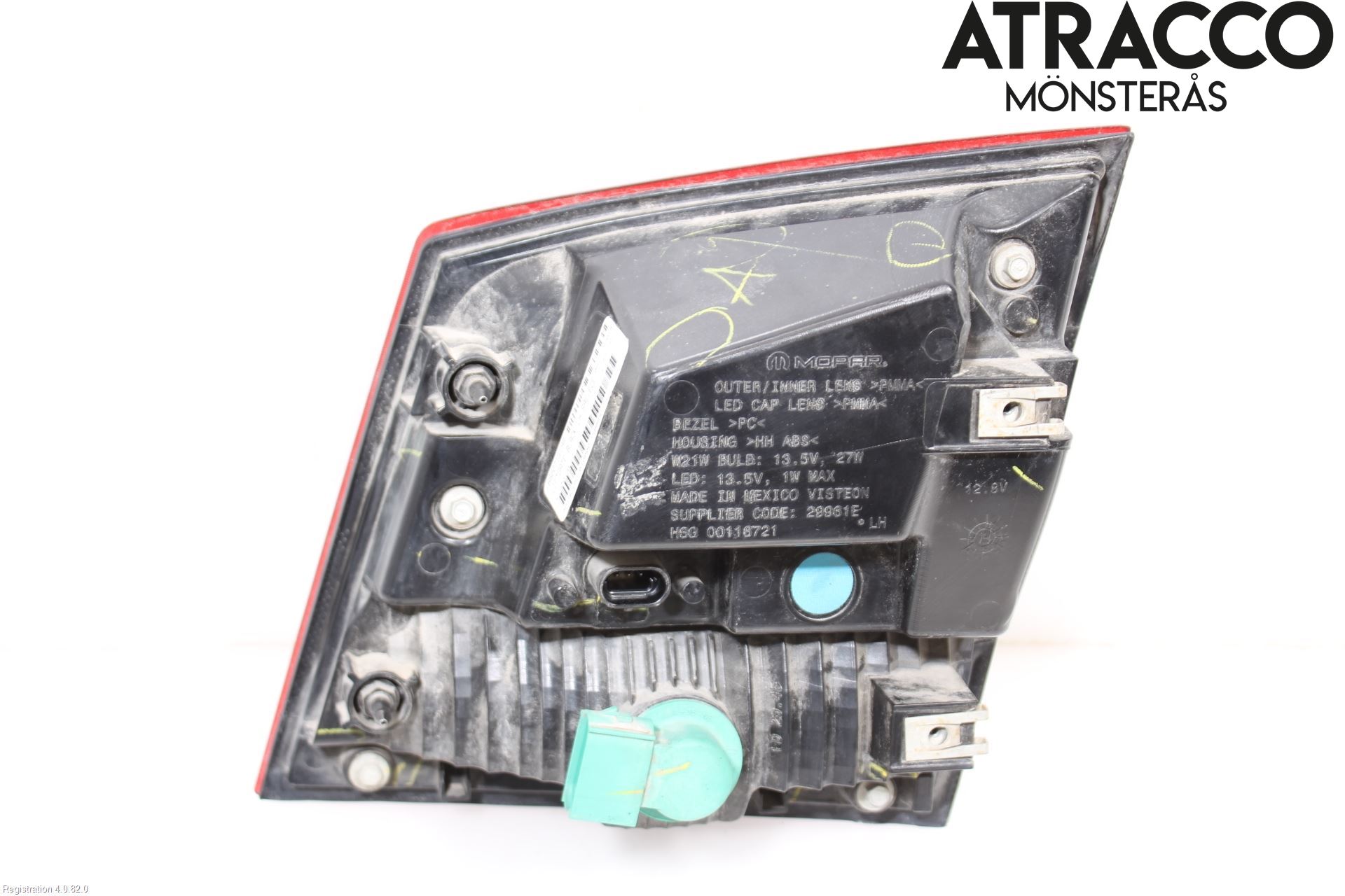 Fiat FREEMONT Bakljus Lucka Vä