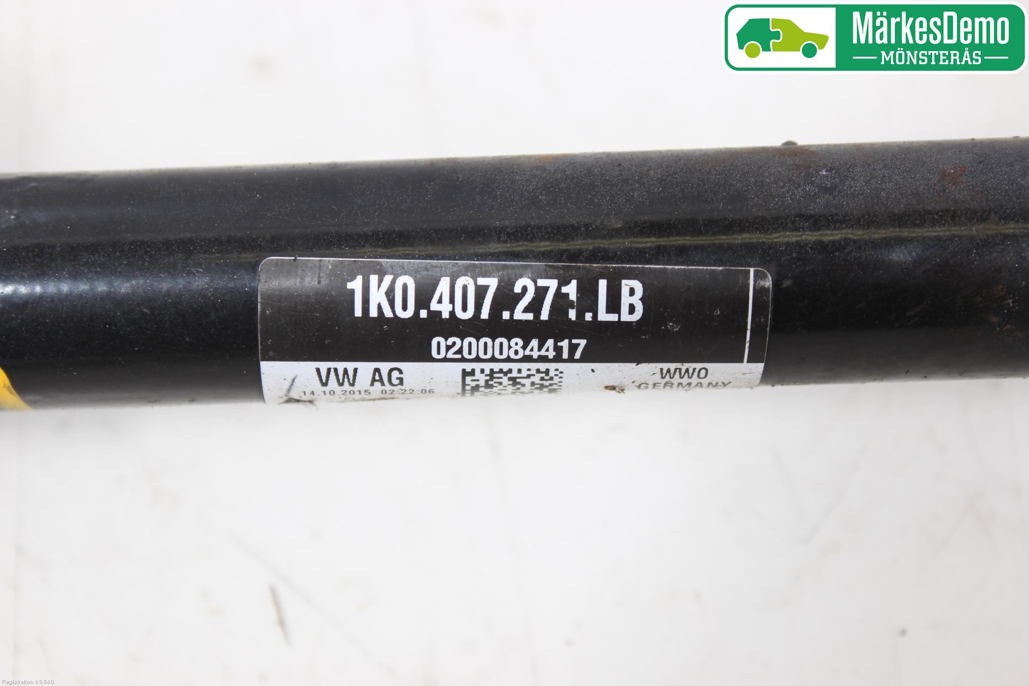 Volkswagen VW GOLF / E-GOLF VII 13-20 Drivaxel Fram Vänster