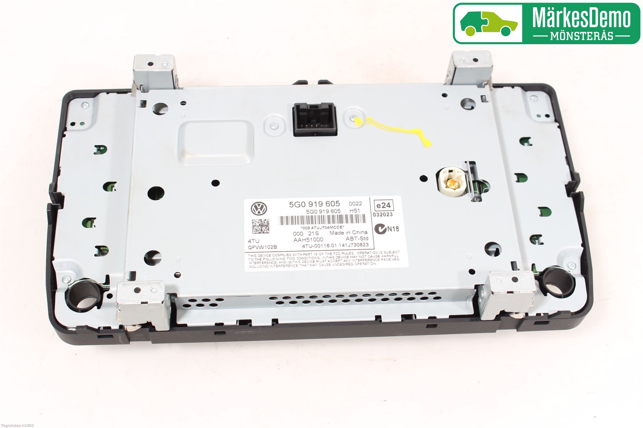 Volkswagen VW GOLF / E-GOLF VII 13-20 Multifunktionsdisplay