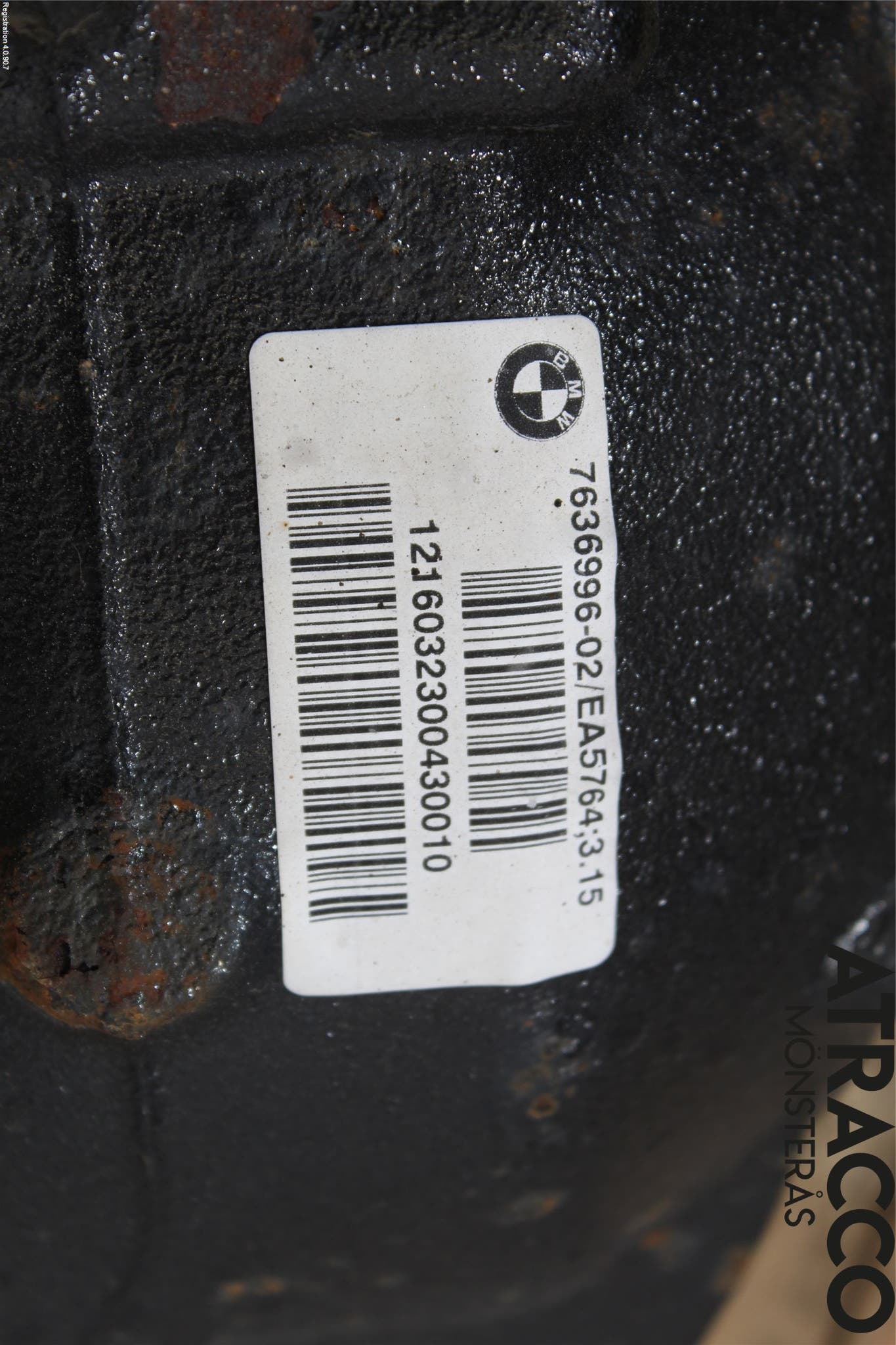 BMW X5 F15 13-18 Bakväxel-Diff