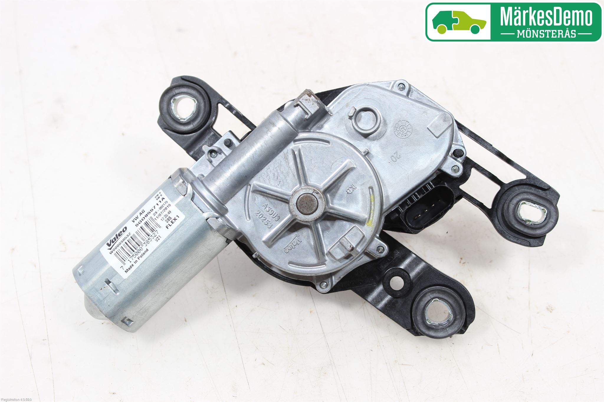 Volkswagen VW PASSAT 15-19 Torkarmotor Baklucka