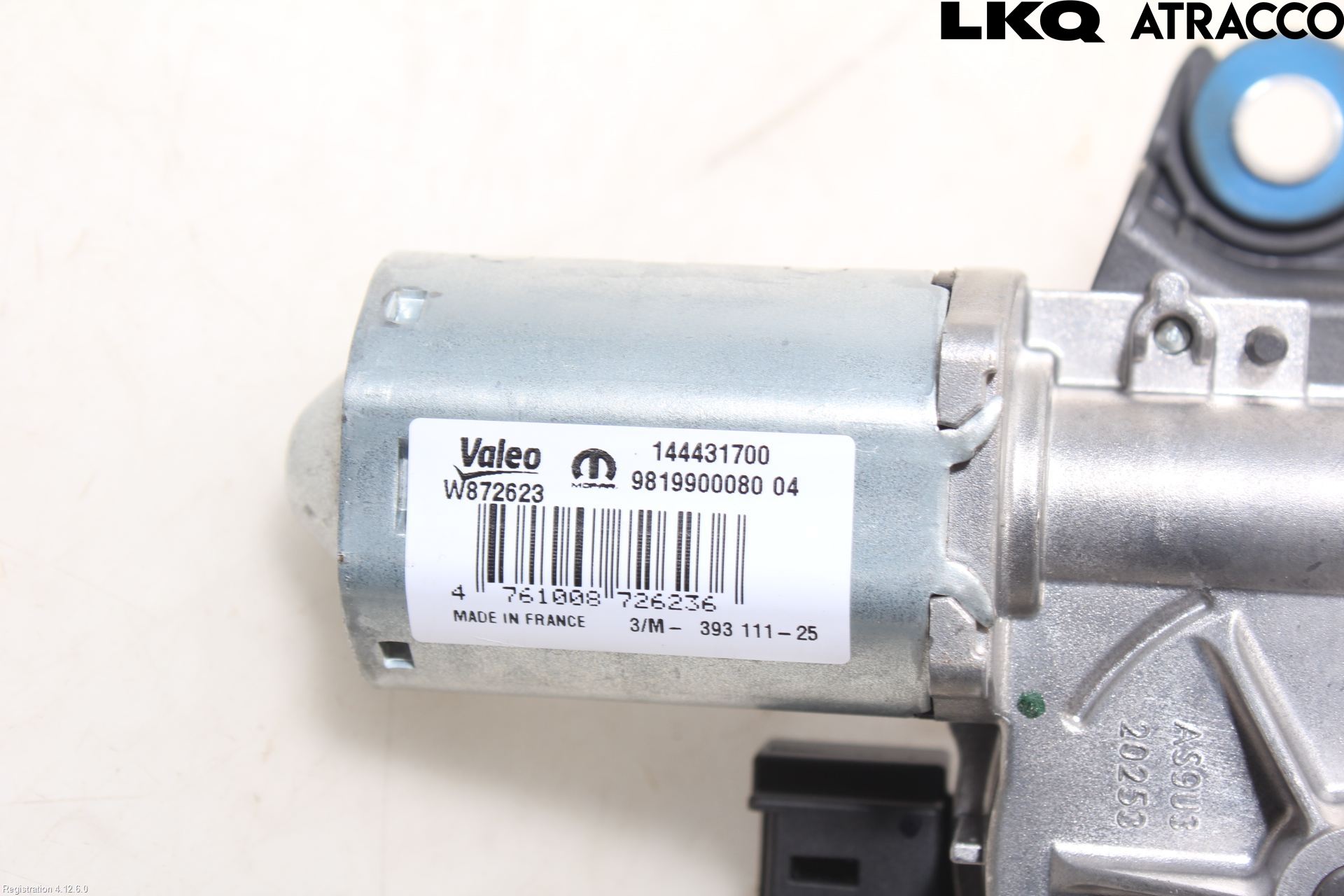 Peugeot 2008/E-2008 20- Torkarmotor Baklucka