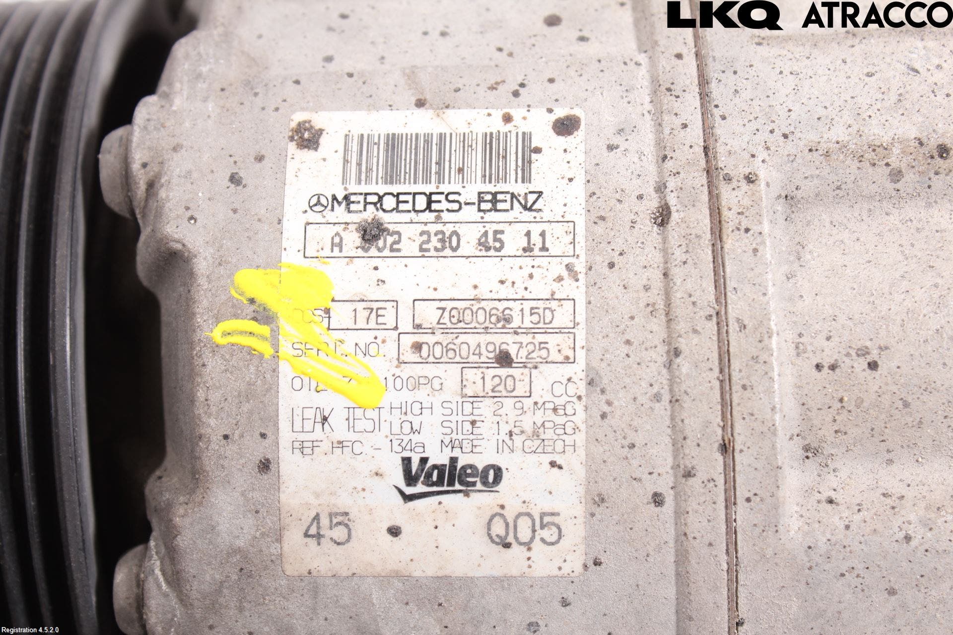 Mercedes-Benz MB C-KLASS (W204) 07-15 Ac Kompressor