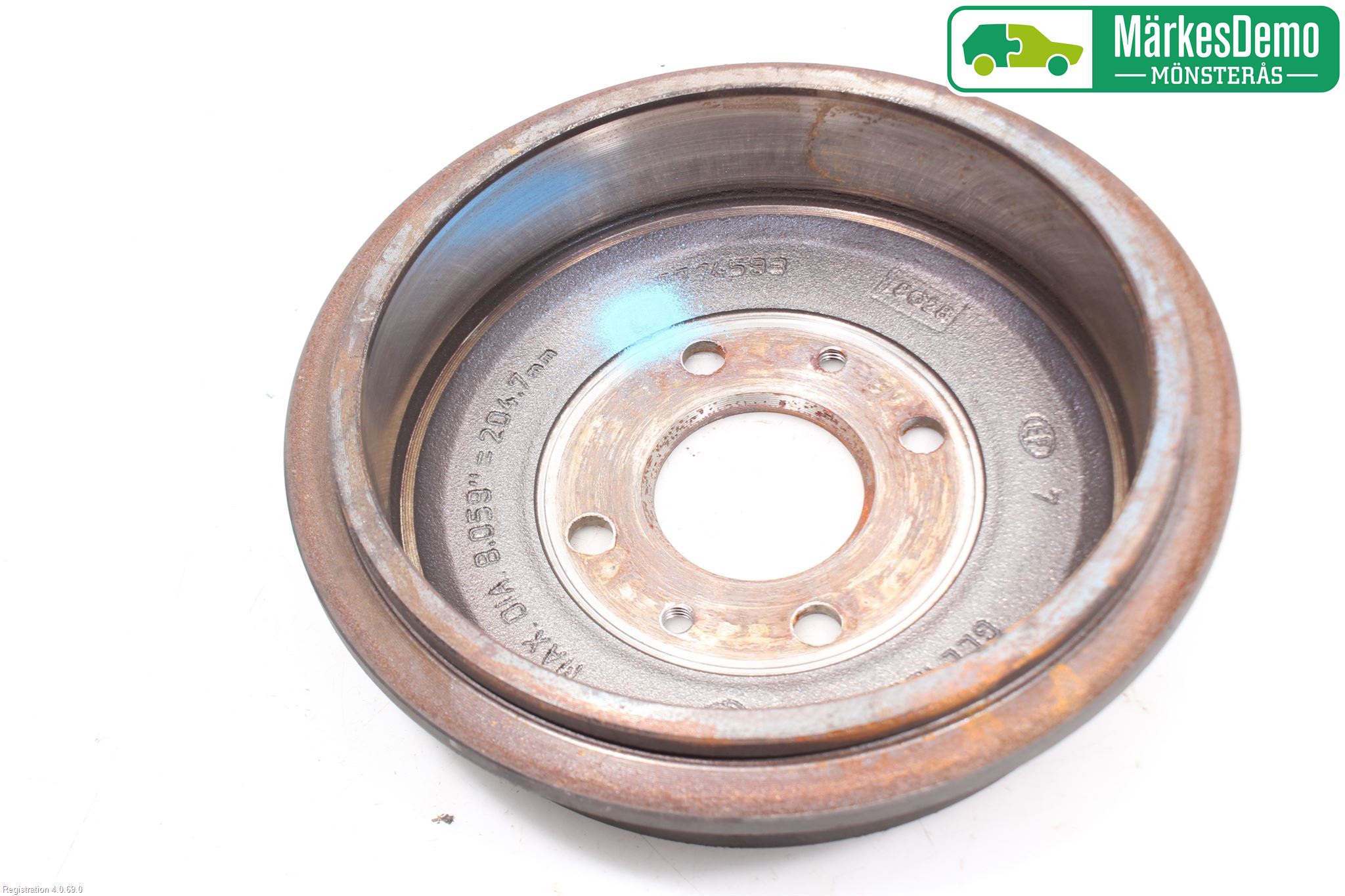 Fiat PANDA 12- Bromstrumma Bak