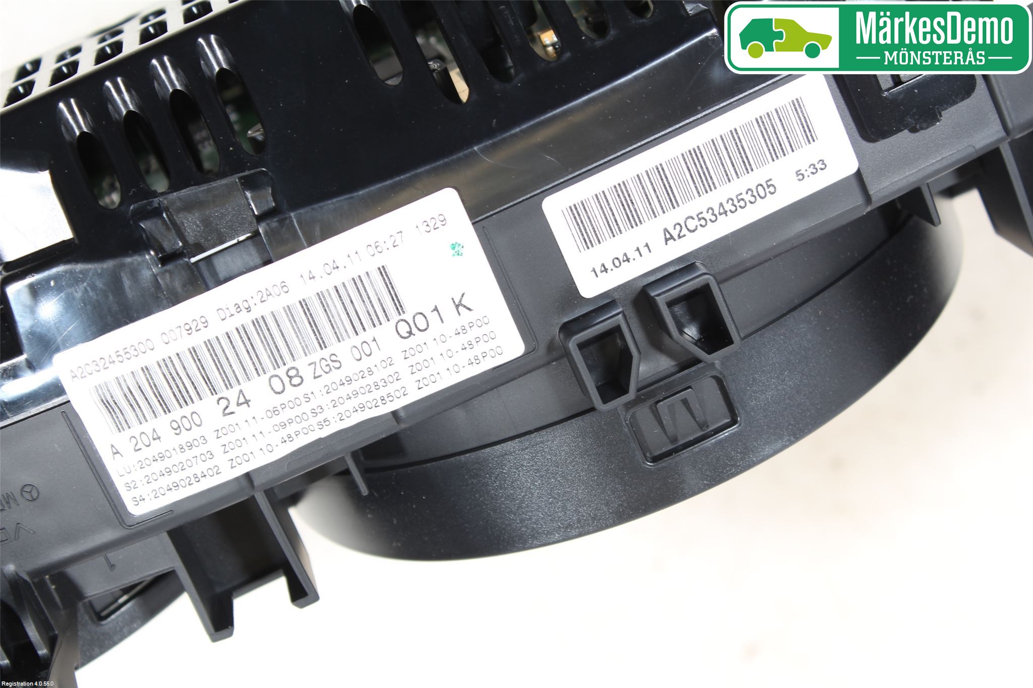 Mercedes-Benz MB C-KLASS (W204) 07-15 Instrument Komb