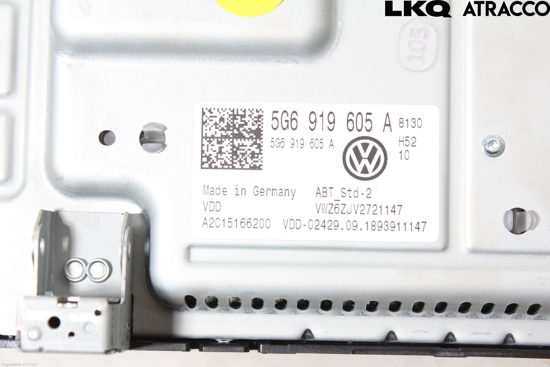 Volkswagen VW TOURAN 16- Multifunktionsdisplay