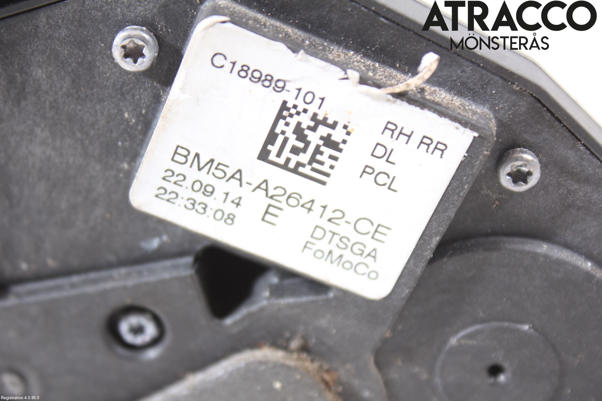 Ford MONDEO 15-22 Låskista-Dörrlås