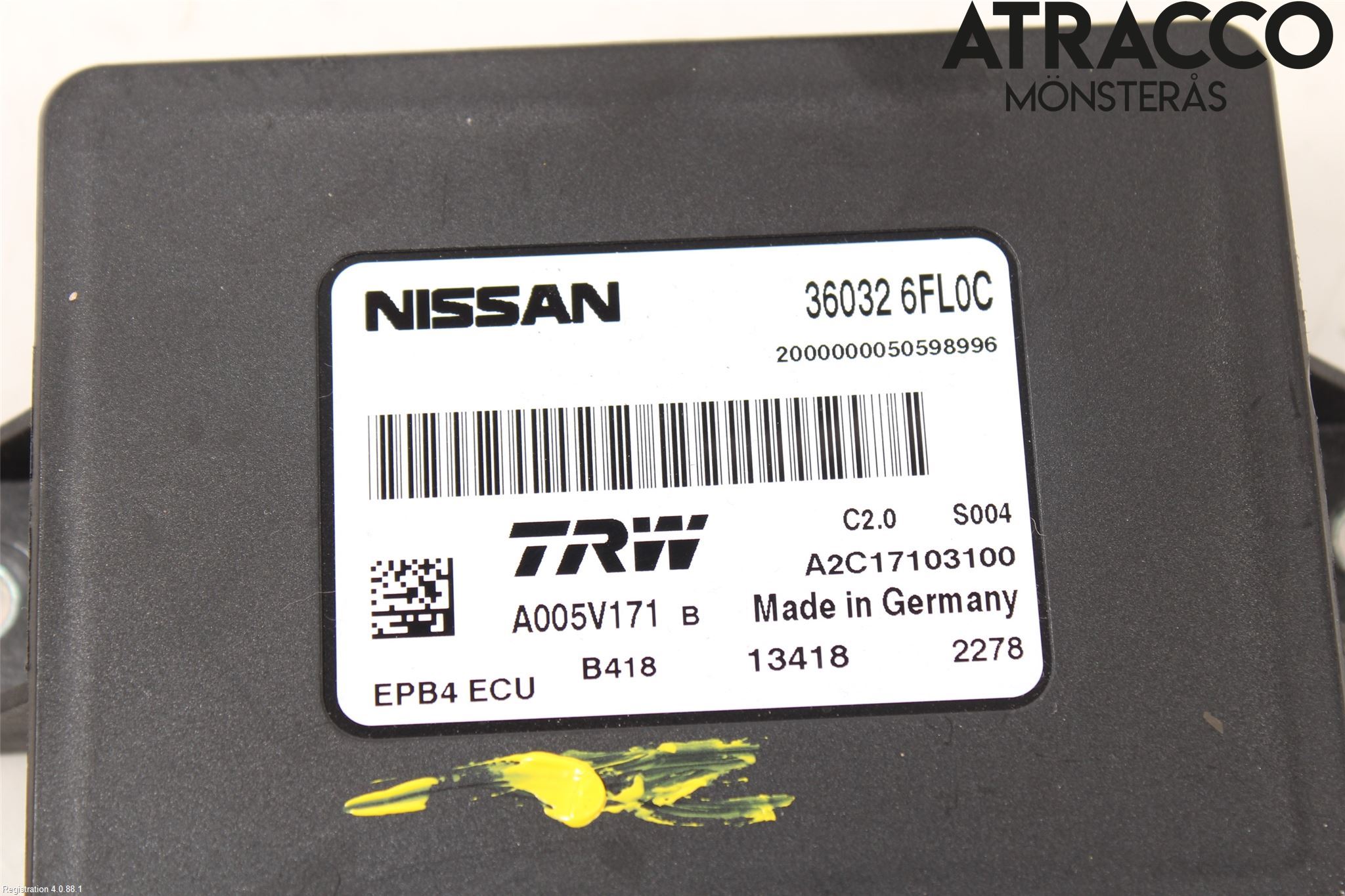 Nissan QASHQAI 17-21 Styrenhet Parkbroms Epb