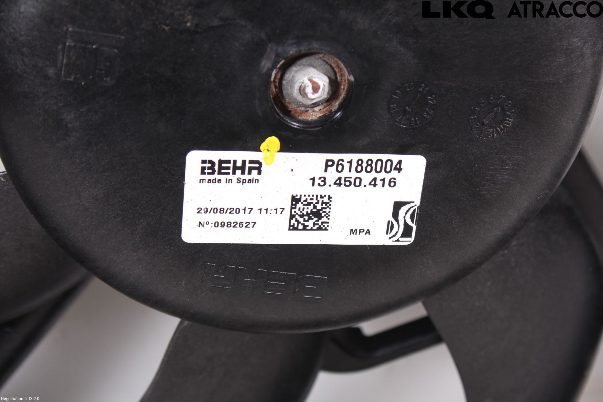Opel CORSA E 15-19 Kylfläkt El