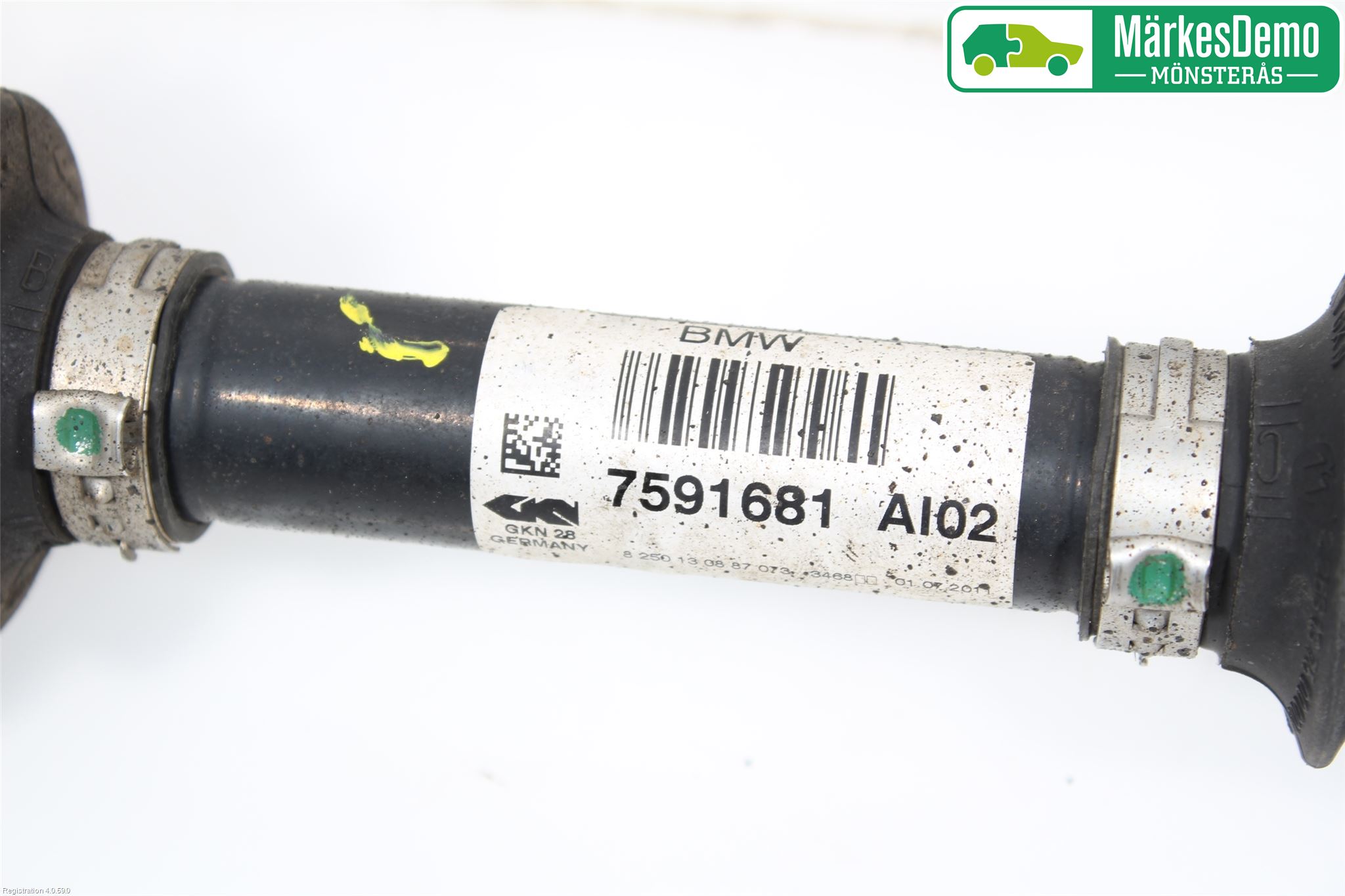 BMW X1 E84 10-15 Drivaxel Fram Vänster